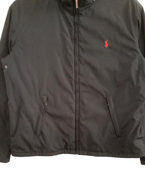 POLO RALPH LAUREN（ポロ・ラルフローレン）POLO RALPH LAUREN (ポロ・ラルフローレン) スタンドカラージャケット ブラック サイズ:XLの古着・服飾アイテム
