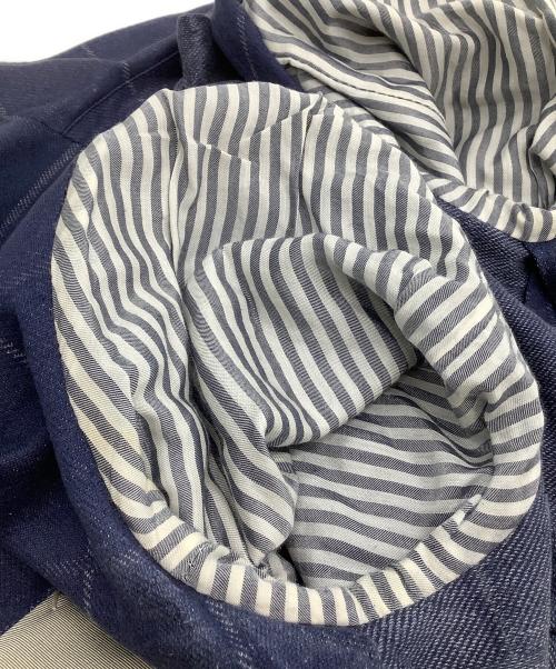 BOGLIOLI（ボリオリ）BOGLIOLI (ボリオリ) テーラードジャケット　チェック ブルー サイズ:38の古着・服飾アイテム