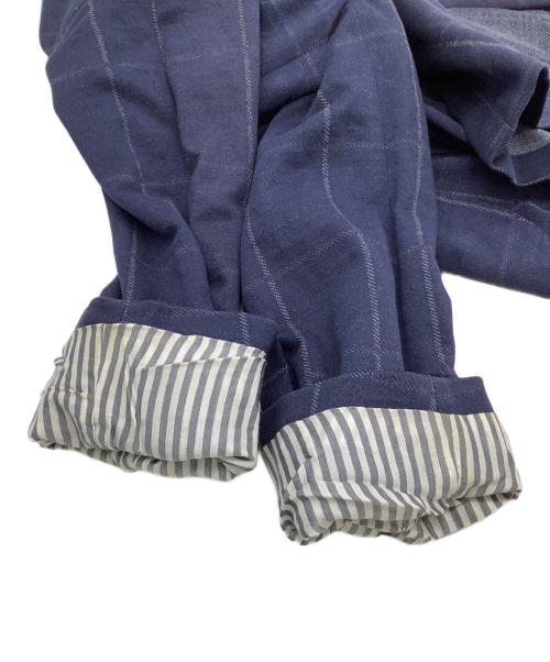 BOGLIOLI（ボリオリ）BOGLIOLI (ボリオリ) テーラードジャケット　チェック ブルー サイズ:38の古着・服飾アイテム