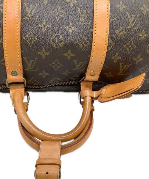 LOUIS VUITTON（ルイ ヴィトン）LOUIS VUITTON (ルイ ヴィトン) ボストンバッグ モノグラム キーポル・バンドリエール50 ブラウンの古着・服飾アイテム