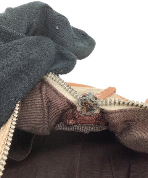 LOEWE（ロエベ）LOEWE (ロエベ) ハンドバッグ アナグラム ベージュ×ブラウンの古着・服飾アイテム