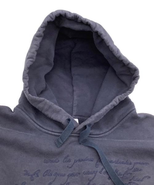 Berluti（ベルルッティ）Berluti (ベルルッティ) カリグラフィ刺繍コットンパーカー ネイビー サイズ:3XLの古着・服飾アイテム