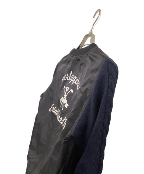 PEARLY GATES（パーリーゲイツ）PEARLY GATES (パーリーゲイツ) ゴルフウェア(トップス)　スニードブルゾン ブラック サイズ:2の古着・服飾アイテム