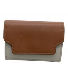 中古・古着通販】MARNI (マルニ) 2つ折り財布 ブラック・ベージュ