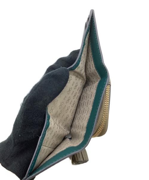 ANYA HINDMARCH（アニヤ・ハインドマーチ）ANYA HINDMARCH (アニヤ・ハインドマーチ) コンパクトウォレット カーキの古着・服飾アイテム