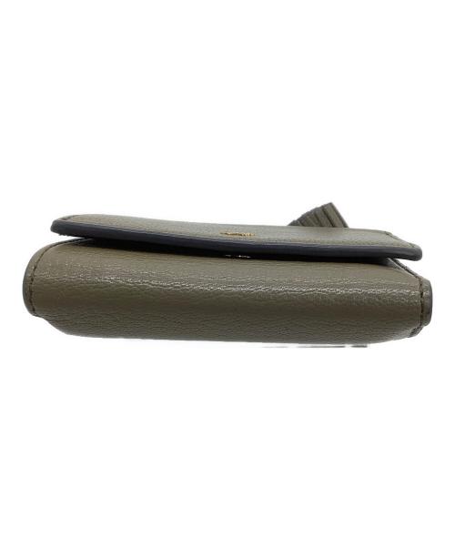 ANYA HINDMARCH（アニヤ・ハインドマーチ）ANYA HINDMARCH (アニヤ・ハインドマーチ) コンパクトウォレット カーキの古着・服飾アイテム