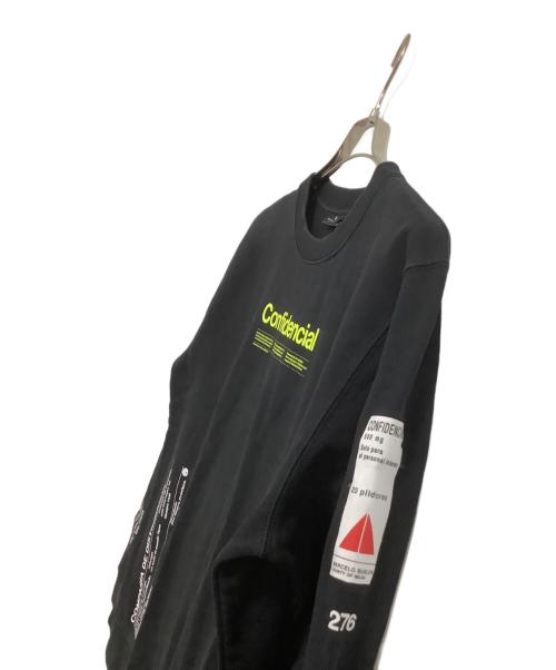 MARCELO BURLON（マルセロバーロン）MARCELO BURLON (マルセロバーロン) 長袖スウェット ブラック サイズ:XLの古着・服飾アイテム