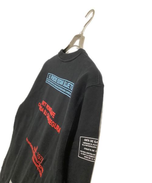 MARCELO BURLON（マルセロバーロン）MARCELO BURLON (マルセロバーロン) 長袖スウェット ブラック サイズ:XLの古着・服飾アイテム