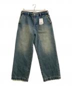 JOURNAL STANDARD relumeジャーナルスタンダード レリューム）の古着「ワイドデニムパンツ」｜インディゴ