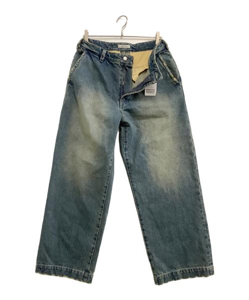 JOURNAL STANDARD relume（ジャーナルスタンダード レリューム）JOURNAL STANDARD relume (ジャーナルスタンダード レリューム) ワイドデニムパンツ インディゴ サイズ:Lの古着・服飾アイテム