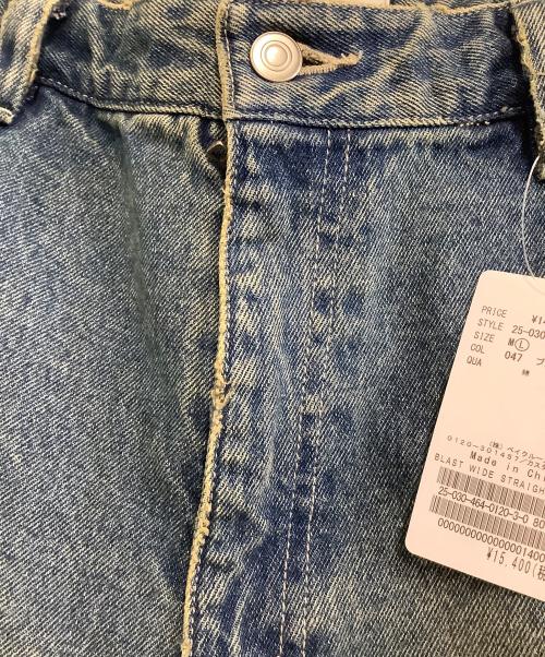 JOURNAL STANDARD relume（ジャーナルスタンダード レリューム）JOURNAL STANDARD relume (ジャーナルスタンダード レリューム) ワイドデニムパンツ インディゴ サイズ:Lの古着・服飾アイテム