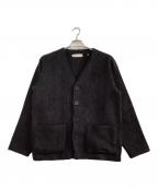 OUR LEGACYアワーレガシー）の古着「CARDIGAN BLACK MOHAIR」｜ブラック