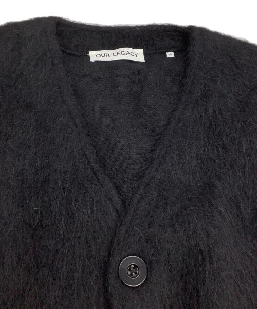 OUR LEGACY（アワーレガシー）OUR LEGACY (アワーレガシー) CARDIGAN BLACK MOHAIR ブラック サイズ:48の古着・服飾アイテム