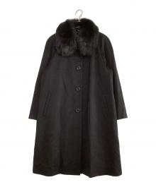BIPLAN（バイプラン）の古着「カシミヤコート」｜ブラック