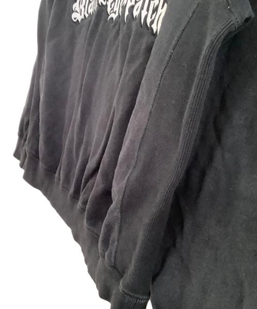 BlackEyePatch（ブラックアイパッチ）BlackEyePatch (ブラックアイパッチ) クルーネックスウェット　	THUG’ S HARMONY CREW SWEAT ブラック サイズ:XLの古着・服飾アイテム