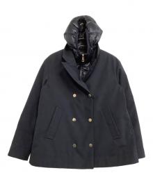 MONCLER（モンクレール）の古着「ダウンライナーPコート　HAMIDE」｜ネイビー