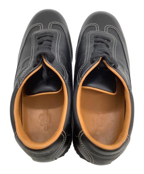 HERMES（エルメス）HERMES (エルメス) ローカットスニーカー　クイック ブラック サイズ:41の古着・服飾アイテム