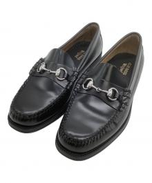 G.H.BASS（ジーエイチバス）の古着「ビットローファー Weejuns LINCOLN MOC BIT LOAFER」｜ブラック