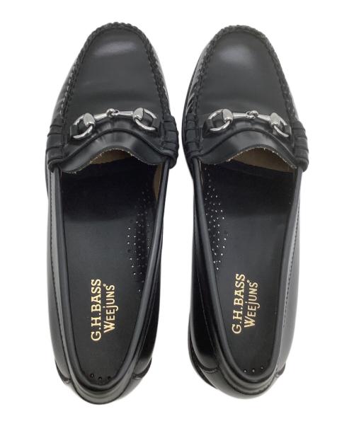 G.H.BASS（ジーエイチバス）G.H.BASS (ジーエイチバス) ビットローファー Weejuns LINCOLN MOC BIT LOAFER ブラック サイズ: 6 1/2の古着・服飾アイテム