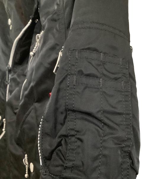 ALPHA INDUSTRIES（アルファインダストリーズ）ALPHA INDUSTRIES (アルファインダストリーズ) ライダースジャケット	OUTLAW BIKER ブラック サイズ:Sの古着・服飾アイテム