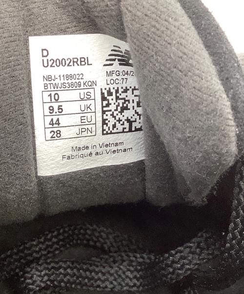 NEW BALANCE（ニューバランス）NEW BALANCE (ニューバランス) ローカットスニーカー ブラック サイズ:28 未使用品の古着・服飾アイテム