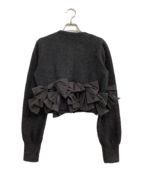 Snidel（スナイデル）Snidel (スナイデル) ニットカーディガン ブラック サイズ:freeの古着・服飾アイテム