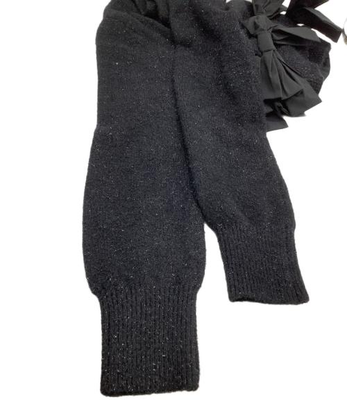 Snidel（スナイデル）Snidel (スナイデル) ニットカーディガン ブラック サイズ:freeの古着・服飾アイテム