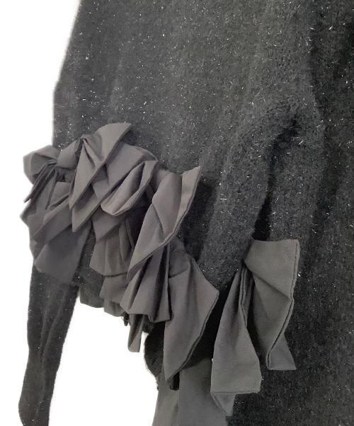 Snidel（スナイデル）Snidel (スナイデル) ニットカーディガン ブラック サイズ:freeの古着・服飾アイテム