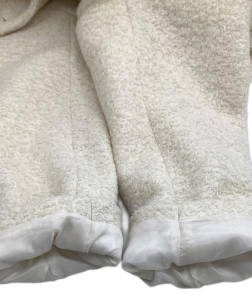 NATURAL BEAUTY BASIC（ナチュラルビューティーベーシック）NATURAL BEAUTY BASIC (ナチュラルビューティーベーシック) ショートコート アイボリー サイズ:M 未使用品の古着・服飾アイテム