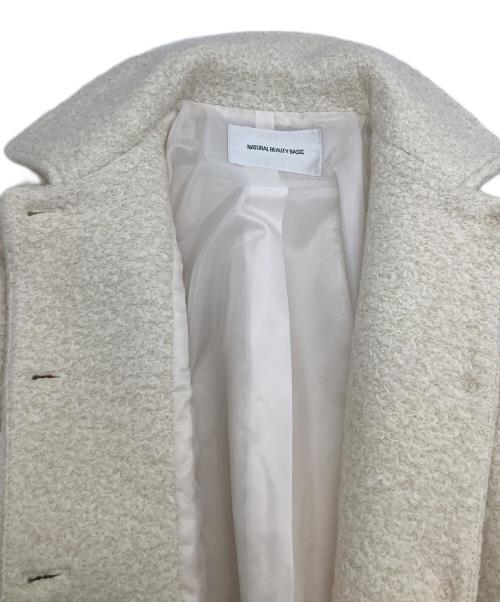 NATURAL BEAUTY BASIC（ナチュラルビューティーベーシック）NATURAL BEAUTY BASIC (ナチュラルビューティーベーシック) ショートコート アイボリー サイズ:M 未使用品の古着・服飾アイテム