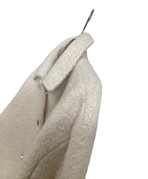 NATURAL BEAUTY BASIC（ナチュラルビューティーベーシック）NATURAL BEAUTY BASIC (ナチュラルビューティーベーシック) ショートコート アイボリー サイズ:M 未使用品の古着・服飾アイテム