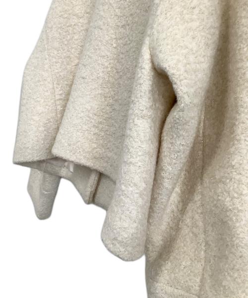 NATURAL BEAUTY BASIC（ナチュラルビューティーベーシック）NATURAL BEAUTY BASIC (ナチュラルビューティーベーシック) ショートコート アイボリー サイズ:M 未使用品の古着・服飾アイテム