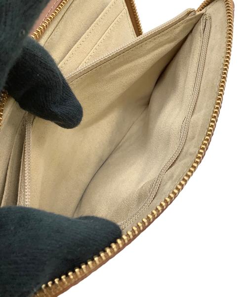 ATAO（アタオ）ATAO (アタオ) ショルダーウォレット アミュレット・ストロー ブラウンの古着・服飾アイテム