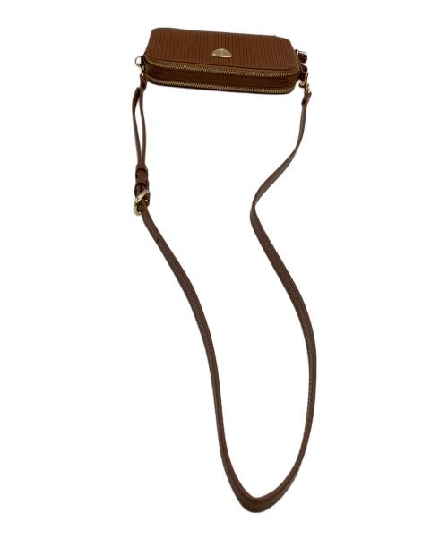 ATAO（アタオ）ATAO (アタオ) ショルダーウォレット アミュレット・ストロー ブラウンの古着・服飾アイテム