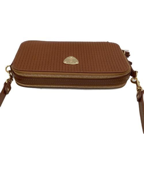 ATAO（アタオ）ATAO (アタオ) ショルダーウォレット アミュレット・ストロー ブラウンの古着・服飾アイテム