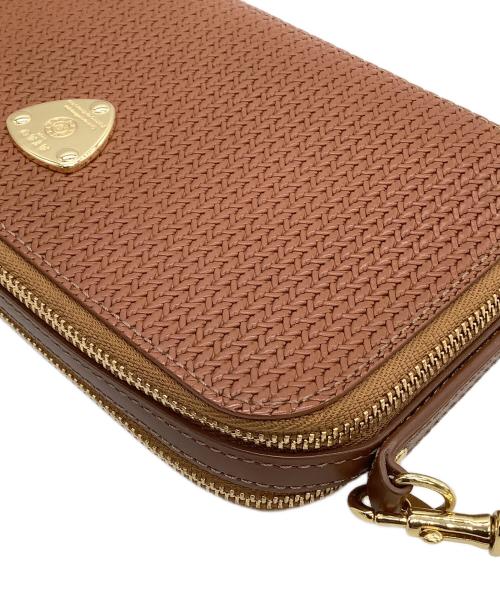 ATAO（アタオ）ATAO (アタオ) ショルダーウォレット アミュレット・ストロー ブラウンの古着・服飾アイテム