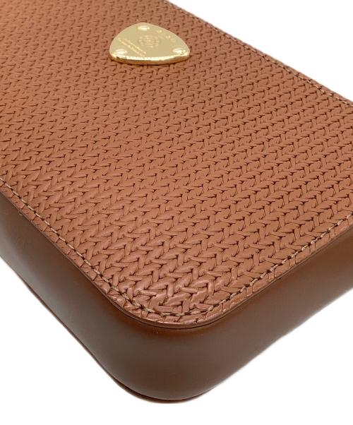 ATAO（アタオ）ATAO (アタオ) ショルダーウォレット アミュレット・ストロー ブラウンの古着・服飾アイテム