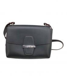 LONGCHAMP（ロンシャン）の古着「ショルダーバッグ ロゾ ボックス」｜グレー