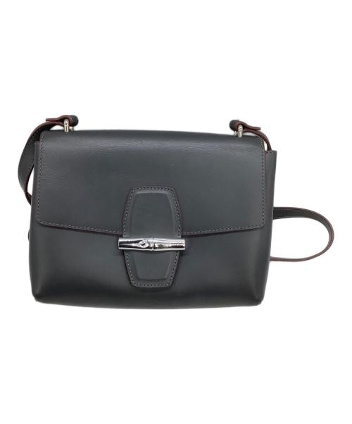 LONGCHAMP（ロンシャン）LONGCHAMP (ロンシャン) ショルダーバッグ ロゾ ボックス グレーの古着・服飾アイテム