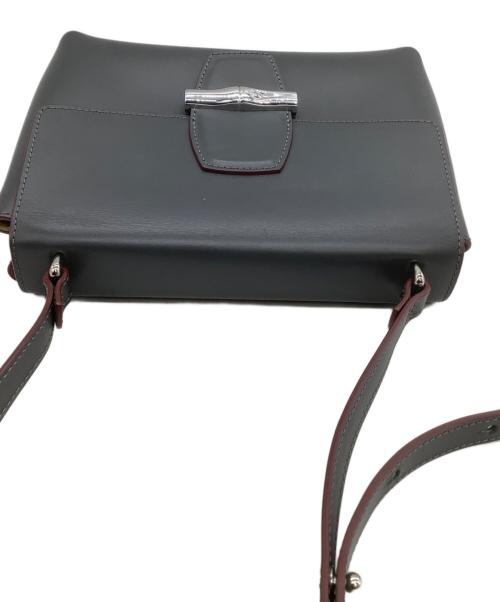 LONGCHAMP（ロンシャン）LONGCHAMP (ロンシャン) ショルダーバッグ ロゾ ボックス グレーの古着・服飾アイテム