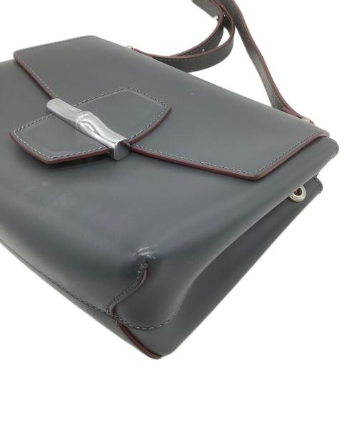 LONGCHAMP（ロンシャン）LONGCHAMP (ロンシャン) ショルダーバッグ ロゾ ボックス グレーの古着・服飾アイテム