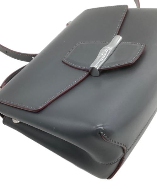 LONGCHAMP（ロンシャン）LONGCHAMP (ロンシャン) ショルダーバッグ ロゾ ボックス グレーの古着・服飾アイテム