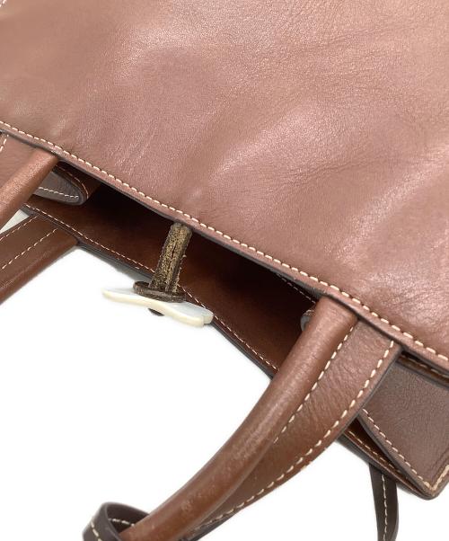 KITAMURA（キタムラ）KITAMURA (キタムラ) ハンドバッグ 犬モチーフ ブラウンの古着・服飾アイテム