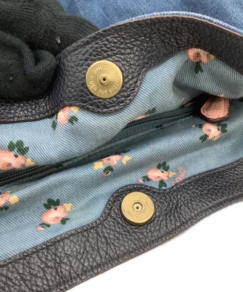 COACH（コーチ）COACH (コーチ) 2WAYショルダーバッグ ネイビー×ピンクの古着・服飾アイテム