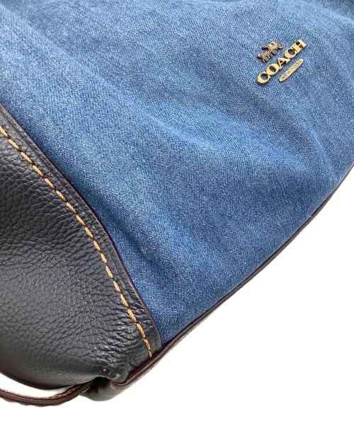 COACH（コーチ）COACH (コーチ) 2WAYショルダーバッグ ネイビー×ピンクの古着・服飾アイテム