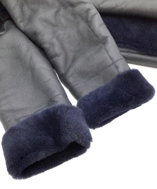 tiedeur（ティエドゥール）tiedeur (ティエドゥール) ムートンボアジャケット ブラック サイズ:Lの古着・服飾アイテム