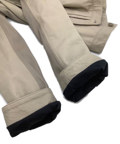 Junhashimoto（ジュンハシモト）Junhashimoto (ジュンハシモト) レザージャケット　L02 G.RIDERS ライトブラウン サイズ:4の古着・服飾アイテム