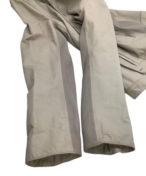 Junhashimoto（ジュンハシモト）Junhashimoto (ジュンハシモト) レザージャケット　L02 G.RIDERS ライトブラウン サイズ:4の古着・服飾アイテム