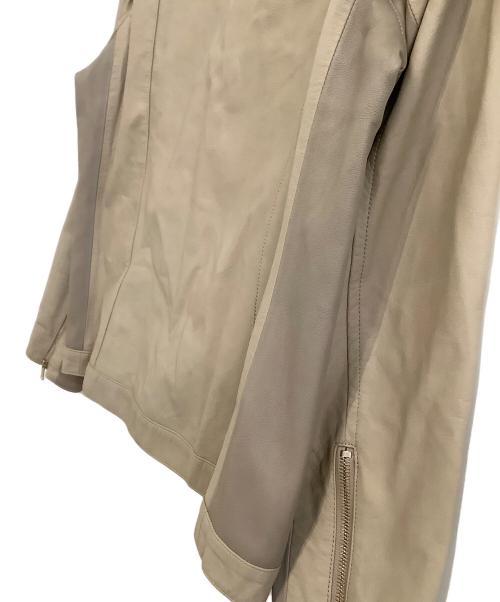 Junhashimoto（ジュンハシモト）Junhashimoto (ジュンハシモト) レザージャケット　L02 G.RIDERS ライトブラウン サイズ:4の古着・服飾アイテム