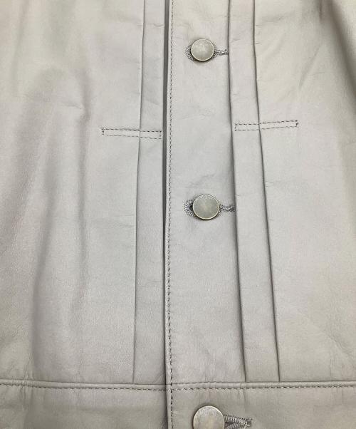 Junhashimoto（ジュンハシモト）Junhashimoto (ジュンハシモト) レザージャケット　L02 G.RIDERS ライトブラウン サイズ:4の古着・服飾アイテム